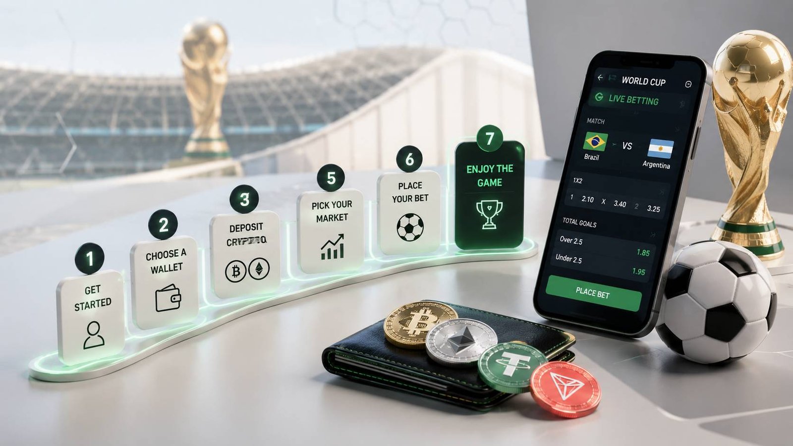A Beginner's Path Into Crypto Sports Betting for the World Cup