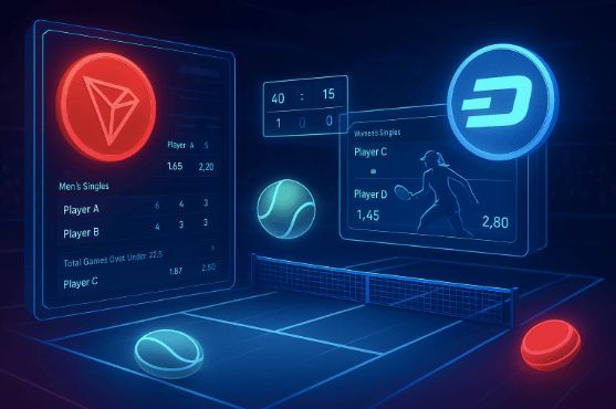 Crypto Tennis Betting: Sites That Accept TRX & DASH in 2025