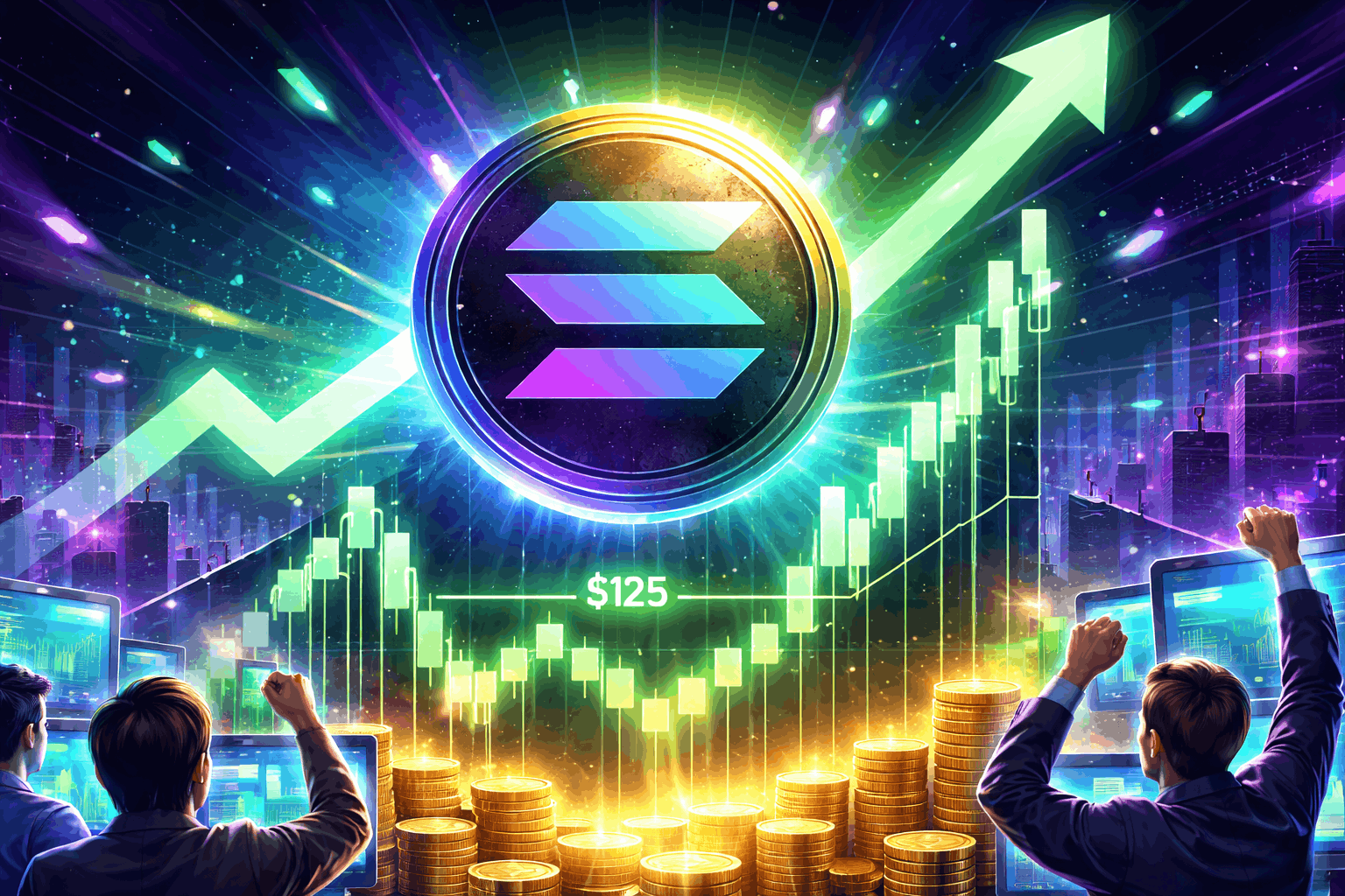 Solana (SOL) Recovers: Traders All-In on Longs, Breakout Above $125+