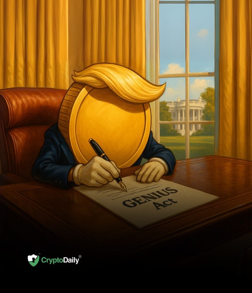 Crypto Set For Mainstream Adoption As President Trump Signs GENIUS Act
