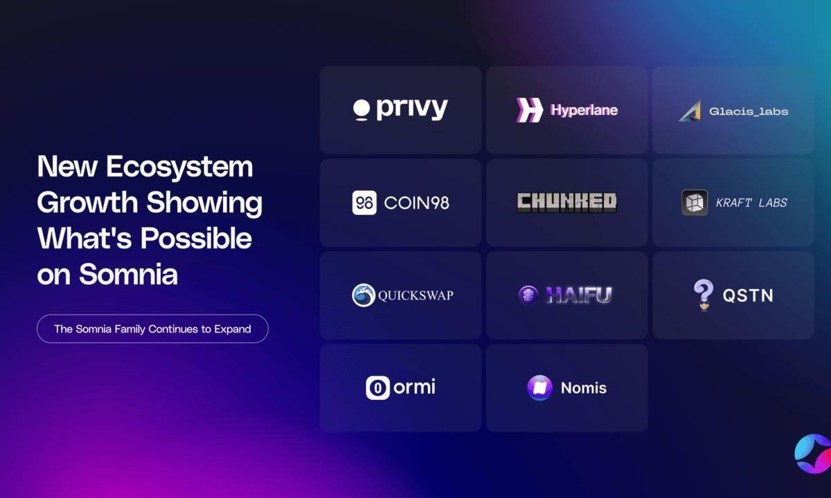 New Projects Show What’s Possible on High Performance Somnia Blockchain