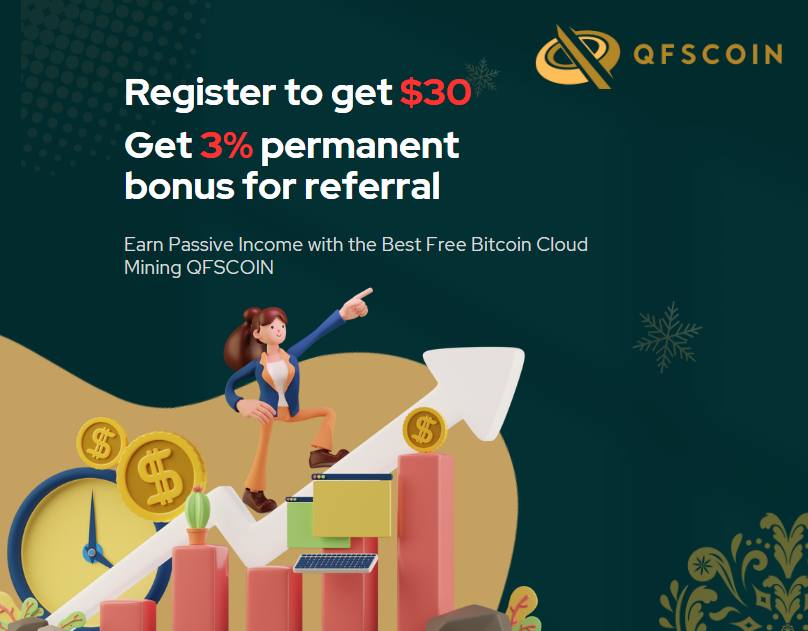 Tired Of The BTC Price Plunge? QFSCOIN’s Best Free Cloud Mining Lets You Mine Bitcoin, Dogecoin, And Litecoin Without Trading
