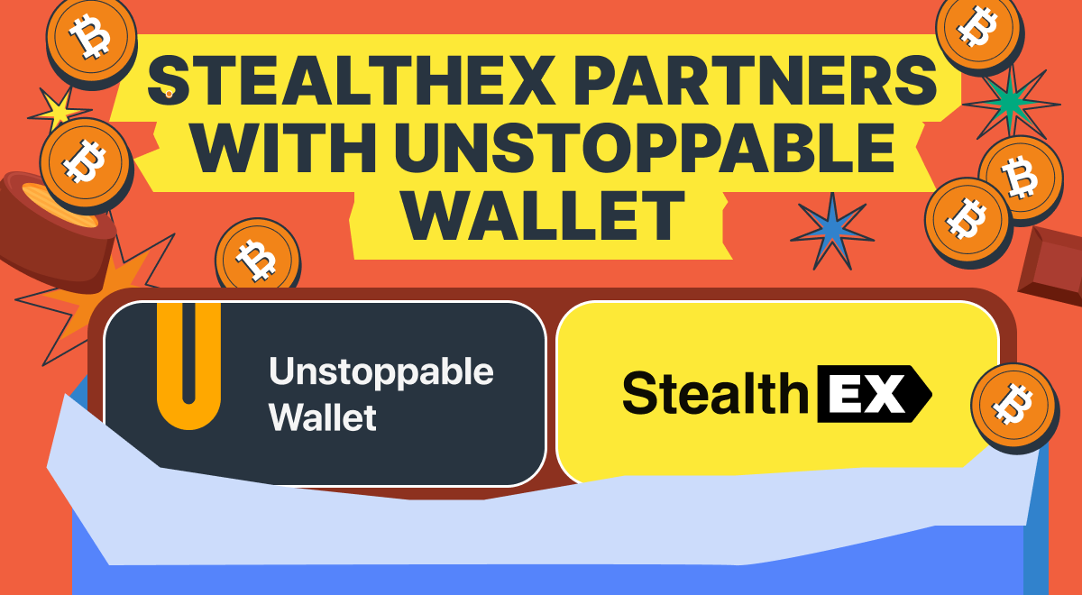 Unstoppable Wallet Supercharges Swaps with StealthEX: Over 2,000 Coins Now at Your Fingertips