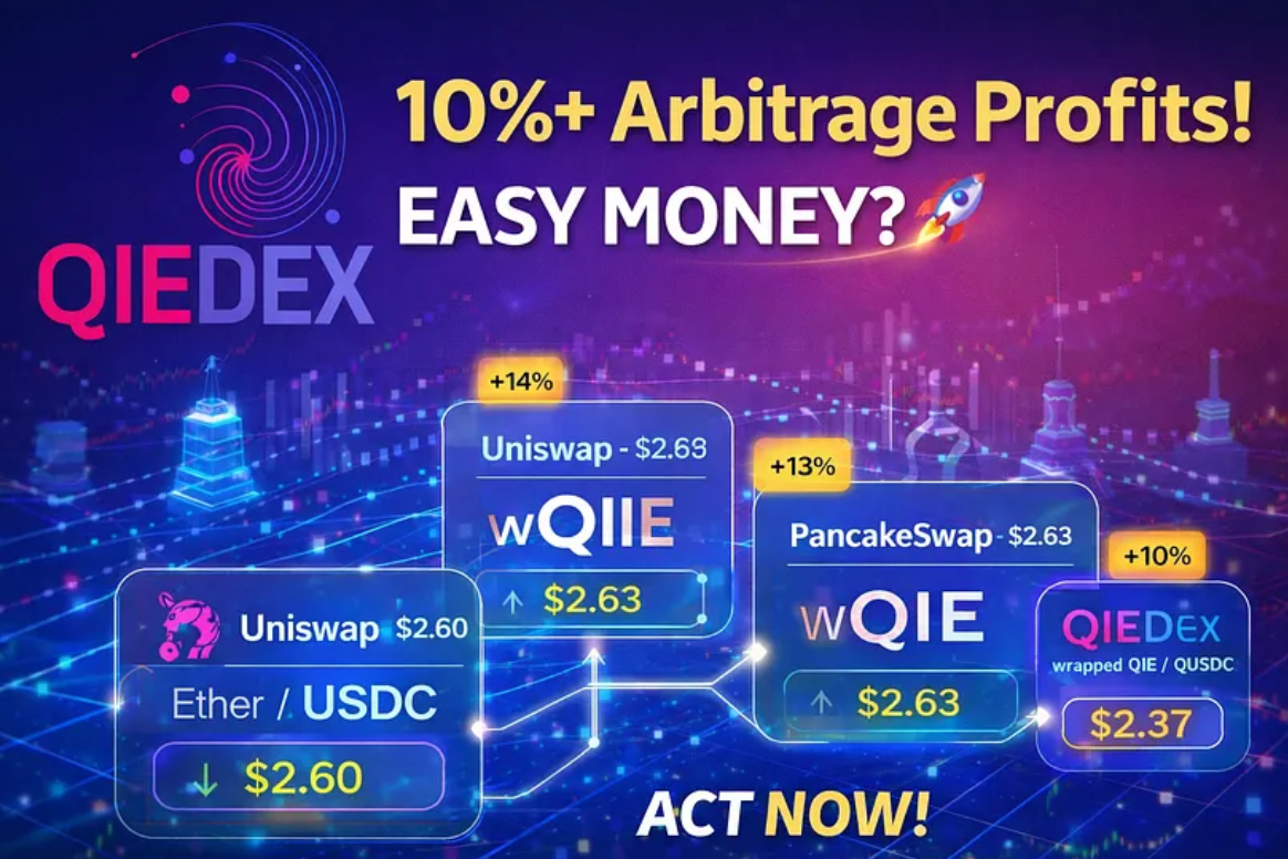 QIE’s Multichain Arbitrage Boom: How Traders Are Capturing 10%+ Price Gaps in Minutes