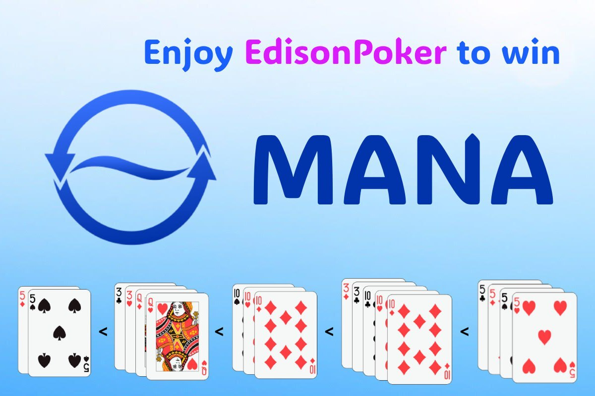 MANA Introduces Edisonpoker A New Generation of Blockchain-Powered Card Gaming