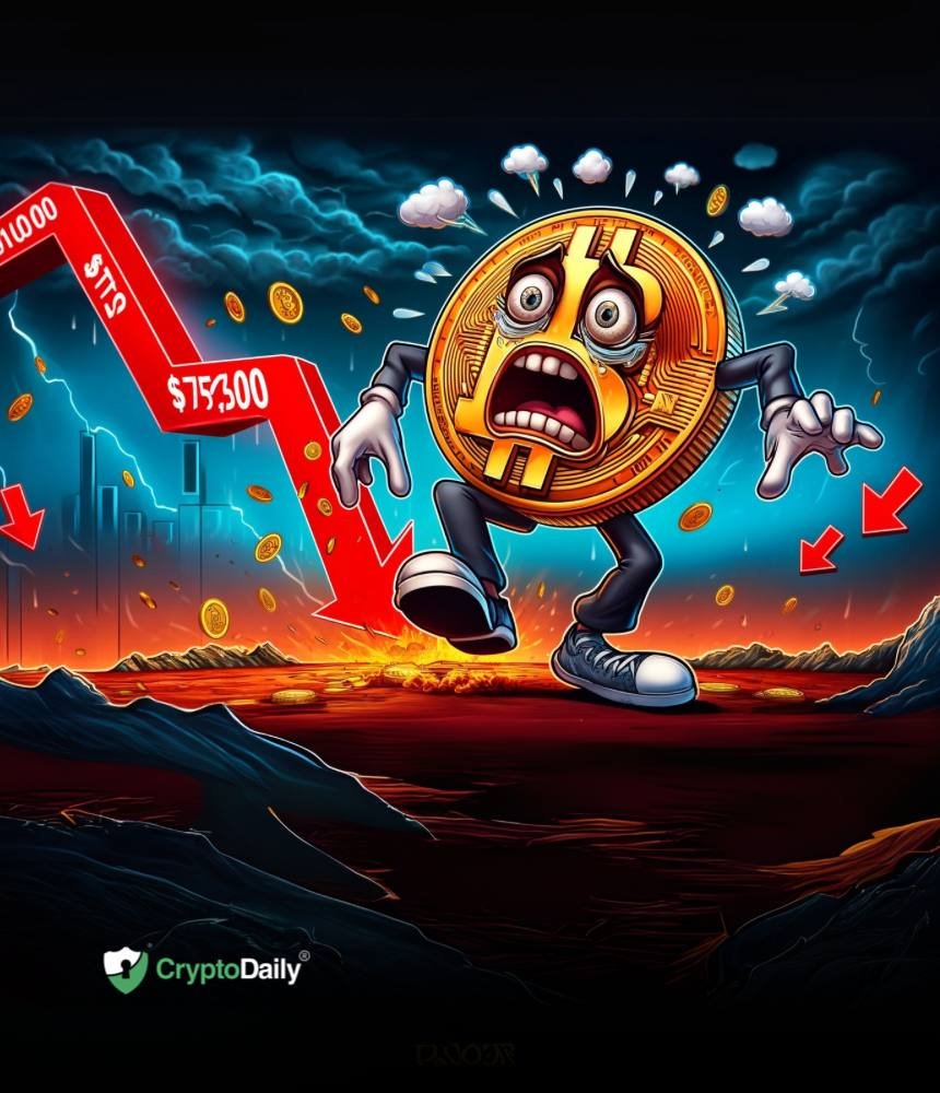 Bitcoin (BTC) Remains at Risk After Plunging Below $75,000 on Monday