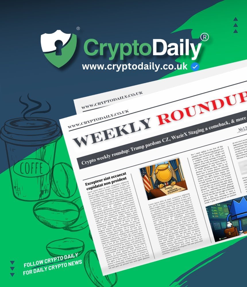 Crypto weekly roundup: trump pardons CZ, WazirX staging a comeback, & more