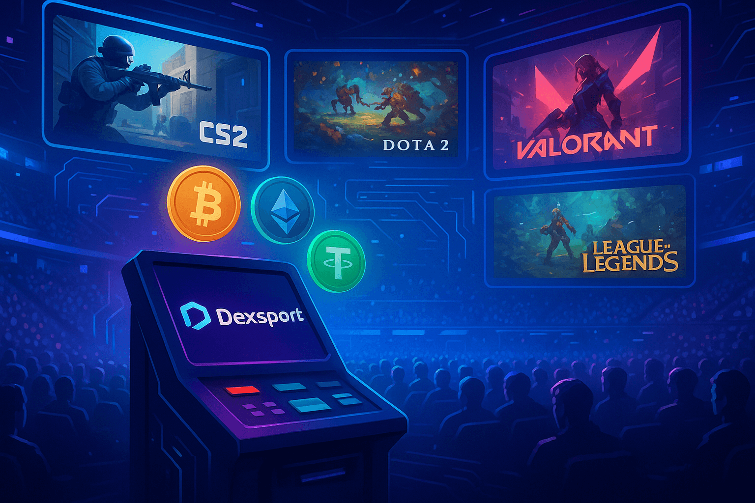 Top Esports to Bet on with Crypto at Dexsport