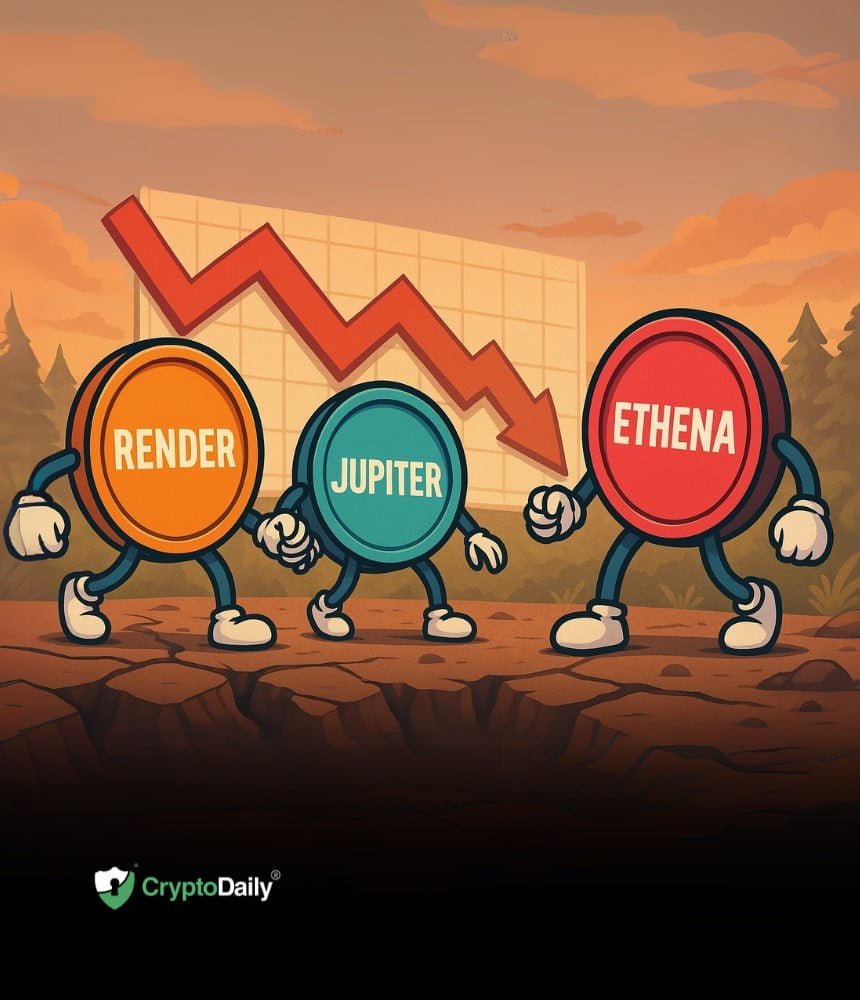 Correction Opens New Entry Points: Can RENDER, Jupiter, and Ethena Explode From Oversold Levels?