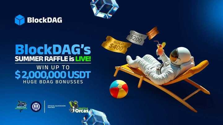 HYPE Drops 50%, ADA Slides 16%, BlockDAG Raises $331M and Offers $2M Summer Raffle at $0.0016 Entry