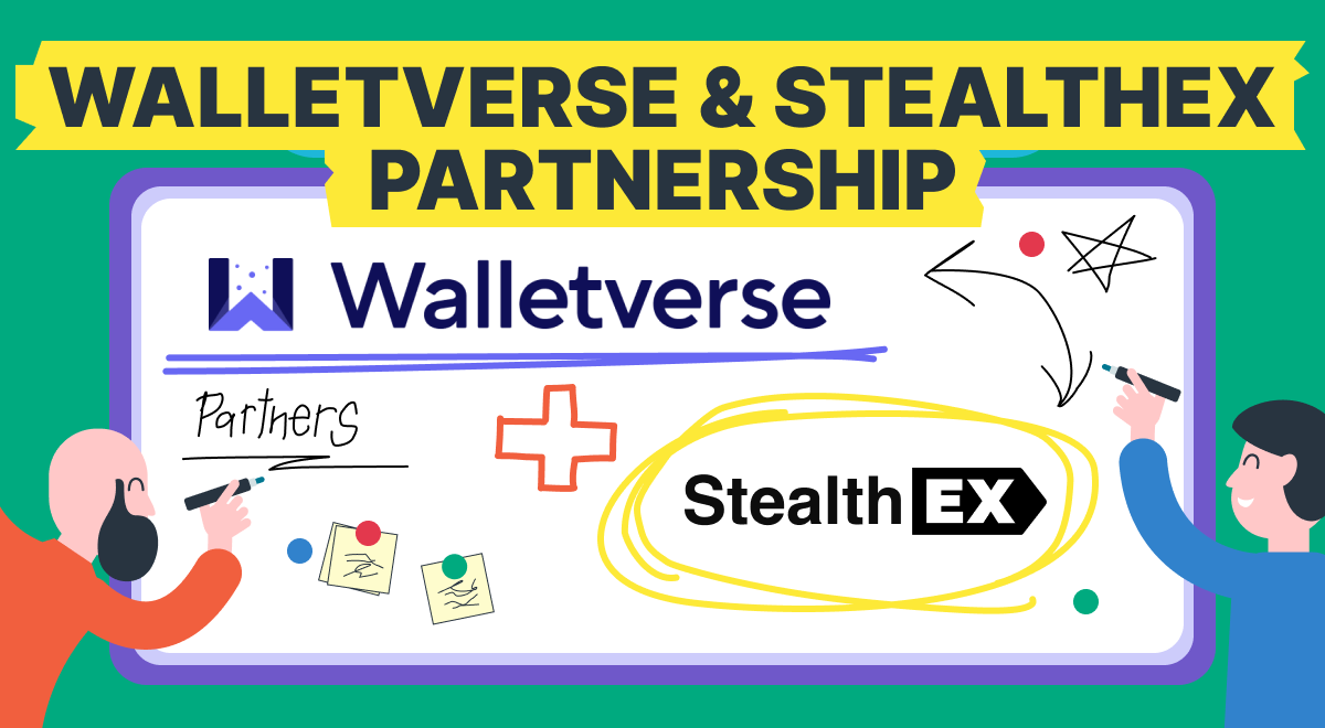 Walletverse and StealthEX Announce Strategic Integration: Empowering Users with Instant, Non-Custodial Swaps