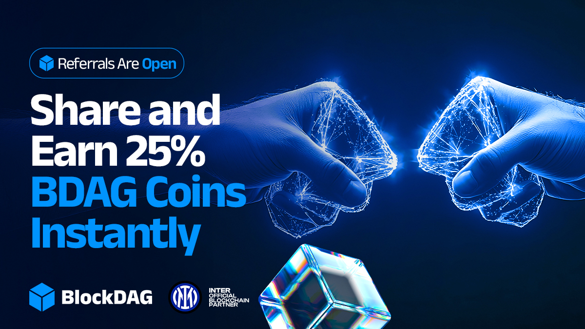 BlockDAG Rewards the Community with 25% for Every Referral, While Hedera Bulls & Algorand Whales Push Higher