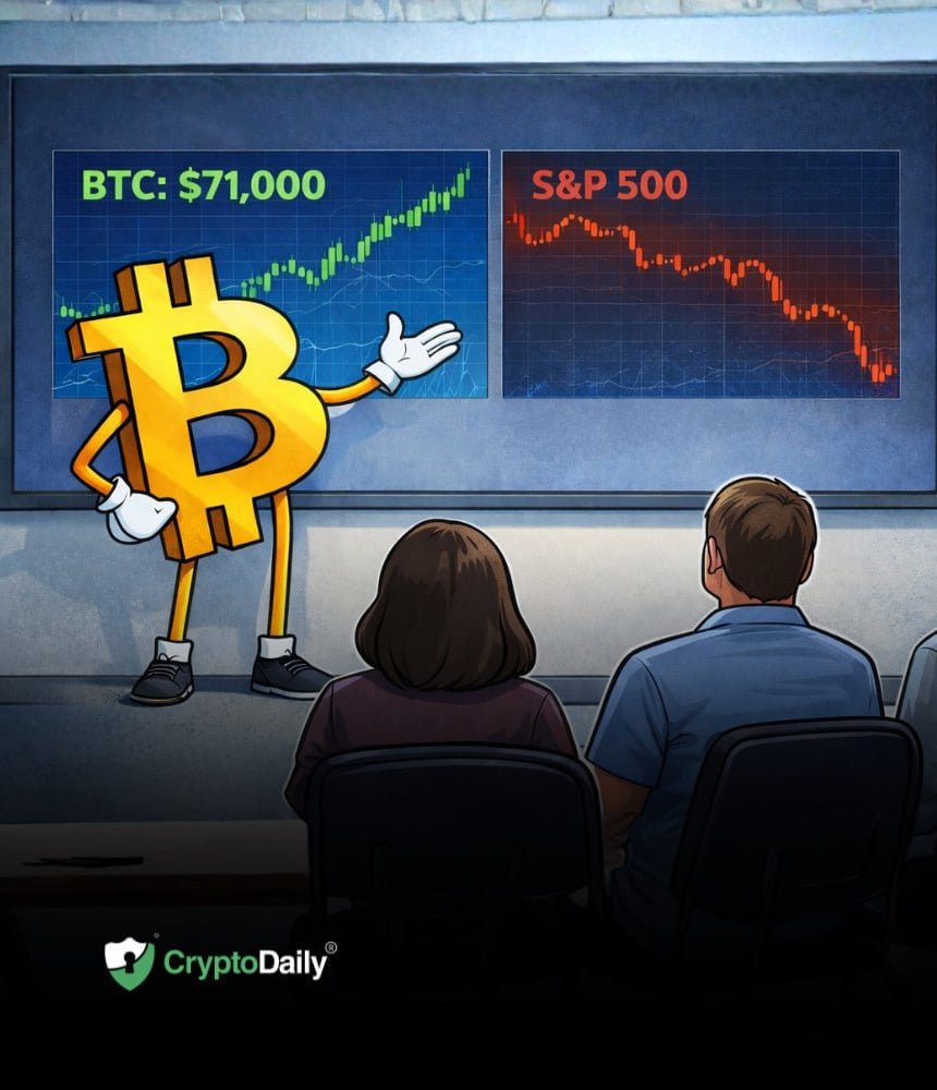 BTC Price Stays Strong at $71K While S&P 500 Slides: Stocks Rolling Over – What's Next? (March 13 Update)