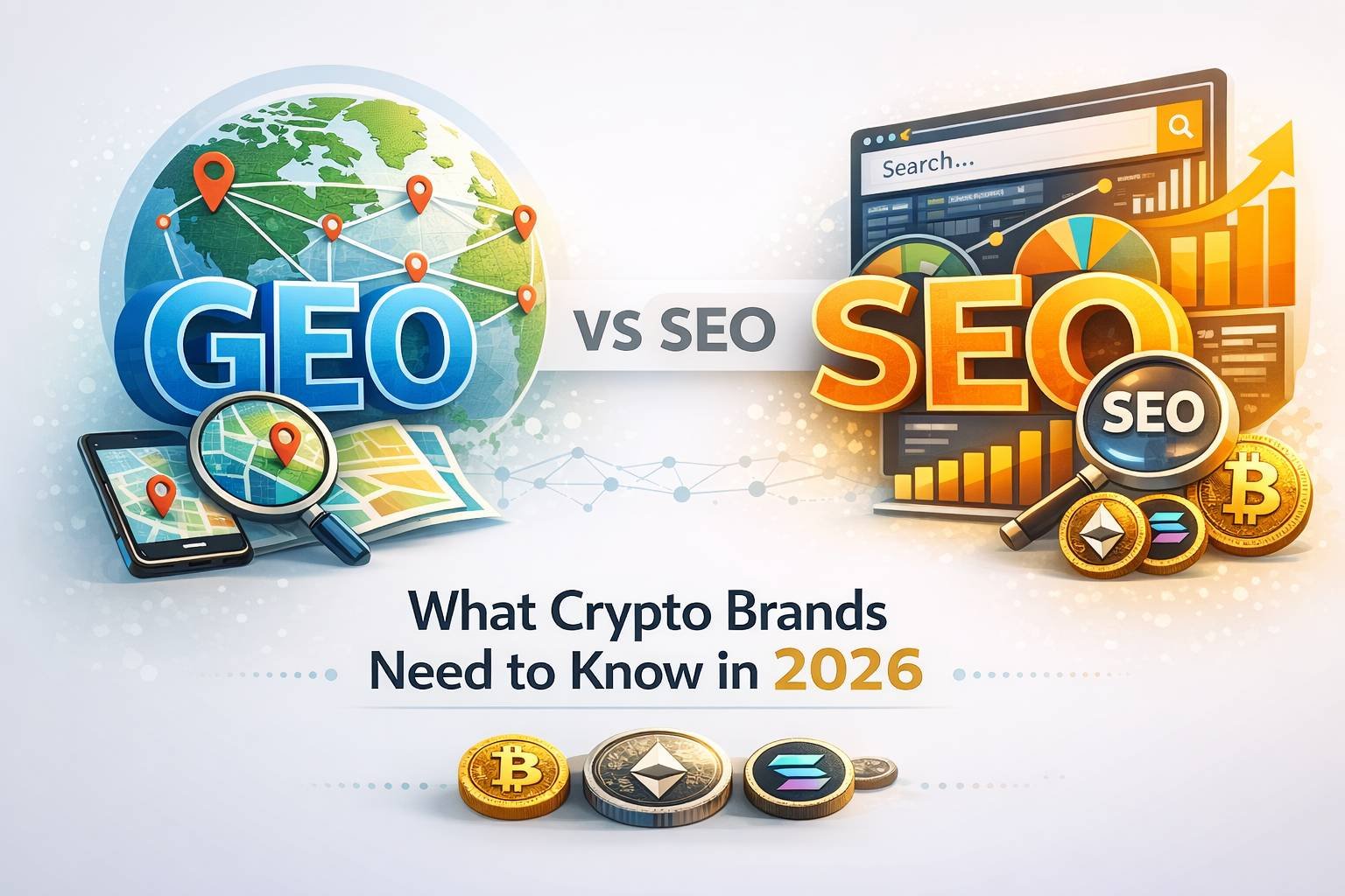 GEO vs SEO: What Crypto Brands Need to Know in 2026