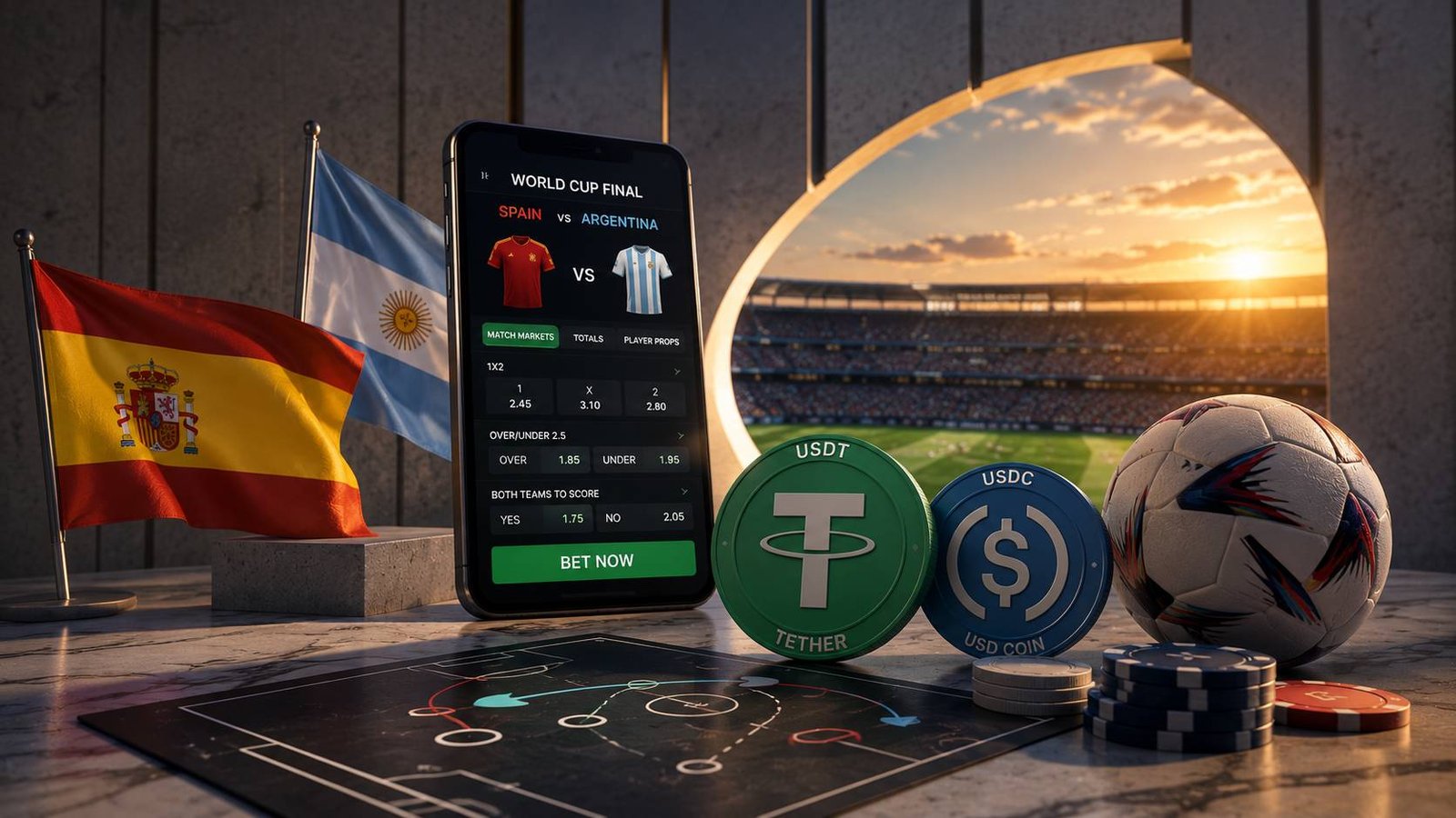 World Cup Final Betting in Crypto: Every Market Settles Today
