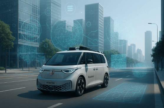 Solana-Powered DePIN Tech Fuels Volkswagen’s Robotaxi Mapping Vision