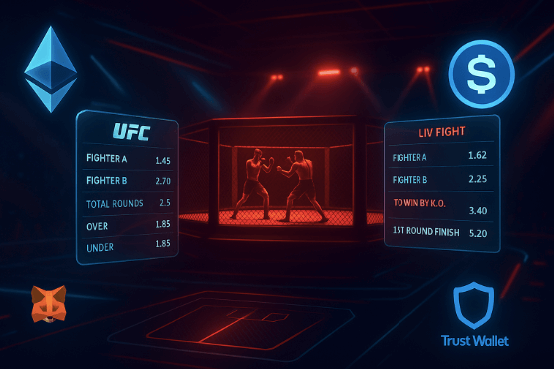 Bet on UFC With ETH & USDC: Top MMA Crypto Sportsbooks