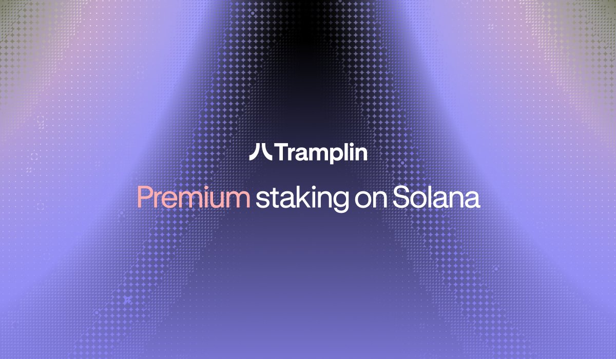 Tramplin Introduces Premium Staking on Solana, a Proven Savings Model Rebuilt for Crypto